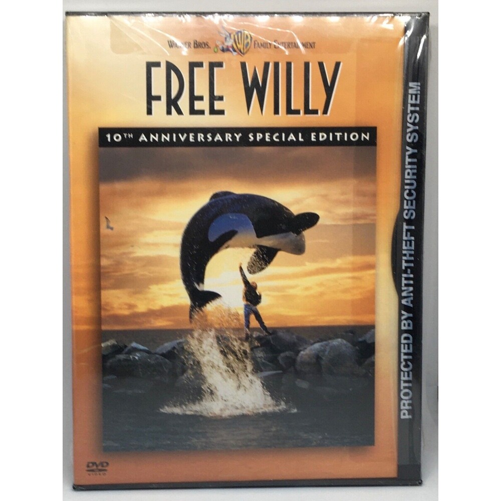 Vintage Free Willy NEW SEALED 1993 DVD 10th Anniversary Special Edition Features